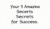Your 5 Amazing Secrets for Success