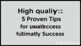 Savvy: 5 Proven Tips for Ultimate Success