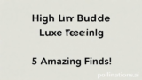 Ultimate Budget Luxe Trending: 5 Amazing Finds!